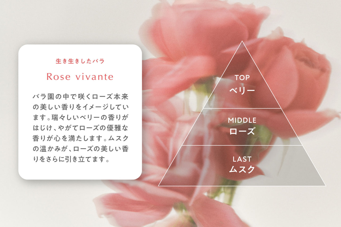 kaoria カオリア ローズ・ヴィヴァント ウォーターパフューム 50ml